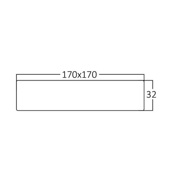Led Panel Nadgradni Kvadratni 12W 6500K Braytron — slika 3 od 4