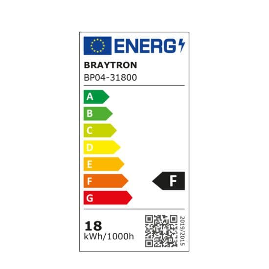 Led Panel Nadgradni Kvadratni 18W 4000K Braytron — slika 4 od 5