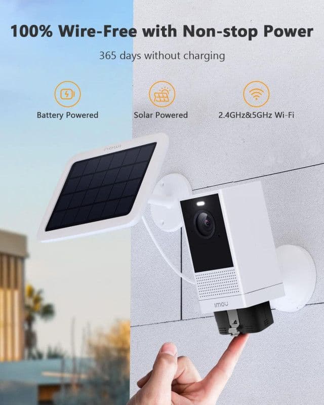Kamera IMOU Cell 2 White sa solarnim panelom — slika 4 od 11