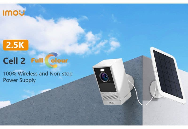 Kamera IMOU Cell 2 White sa solarnim panelom — slika 11 od 11