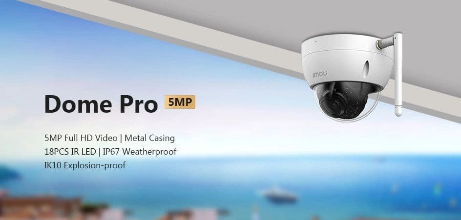 IMOU kamera Dome Pro 5MP WiFi Android — slika 2 od 17
