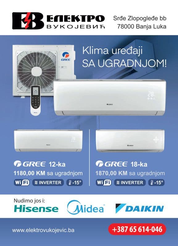 KLIMA INVERTER 18 GREE SA UGRADNJOM BANJA LUKA — slika 3 od 6