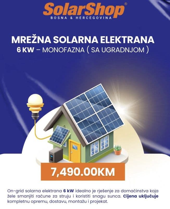 410W Solarni Paneli Akcija Solarne Elektrane Akumulatori — slika 2 od 16