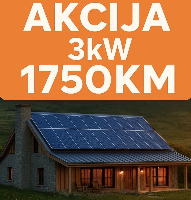 Set OFF-GRID Solarna Elektrana Paneli Baterija struja bez mreže — slika 3 od 6