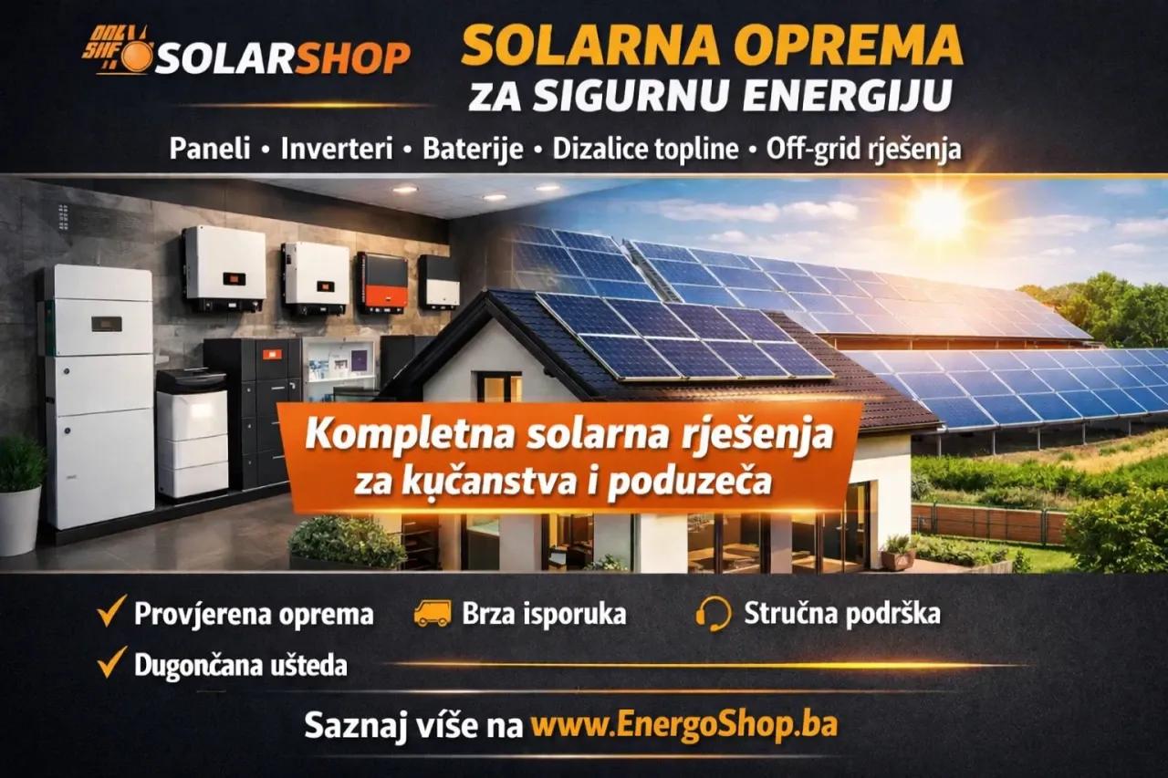 Set OFF-GRID Solarna Elektrana Paneli Baterija struja bez mreže — slika 1 od 6