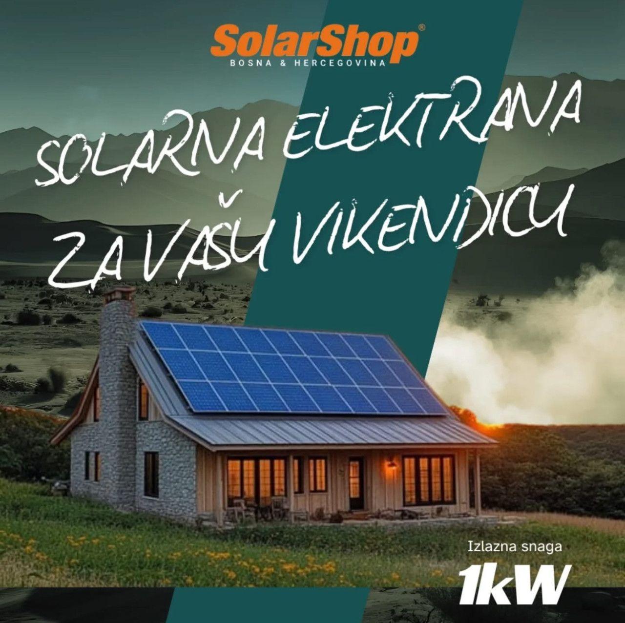 Set OFF-GRID Solarna Elektrana Paneli Baterija struja bez mreže — slika 6 od 6