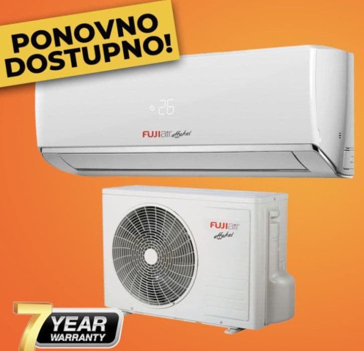 Klima uređaji 3,6kW FUJI Inverter ZA GRIJANJE Klime — slika 2 od 7