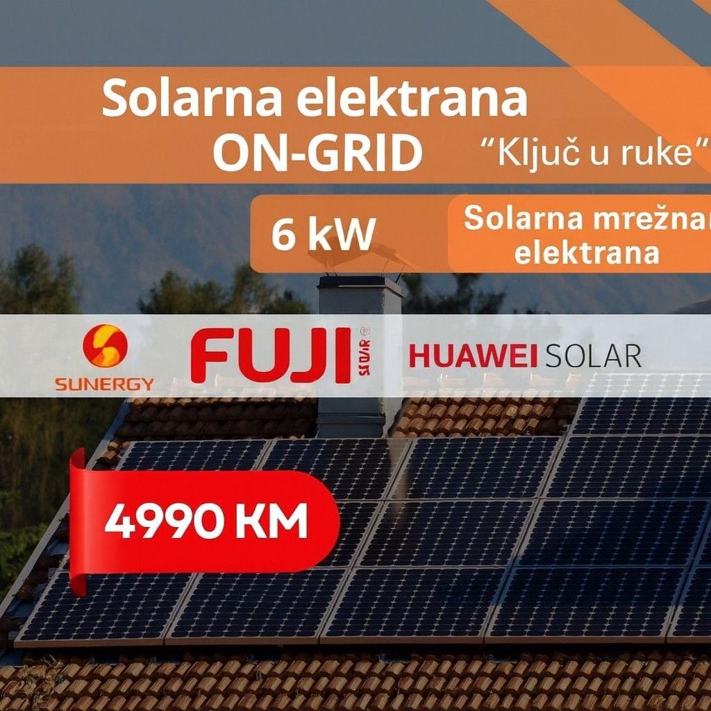 ON-GRID 100kW Solarna elektrana Solarni Paneli Akumulatori — slika 9 od 10