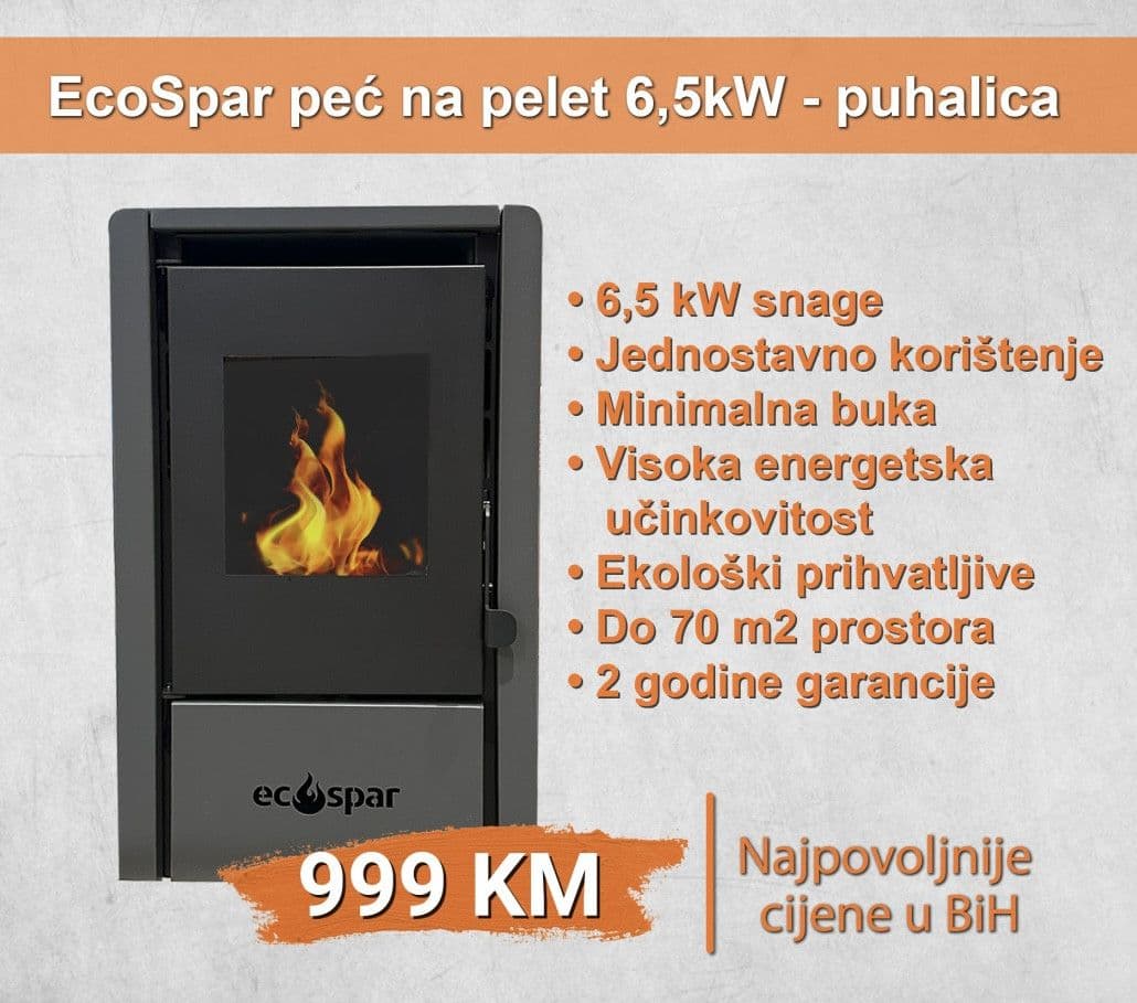 Peći na pelet 10kW Kamini Peć na pelete Grijanje Šporet — slika 3 od 17