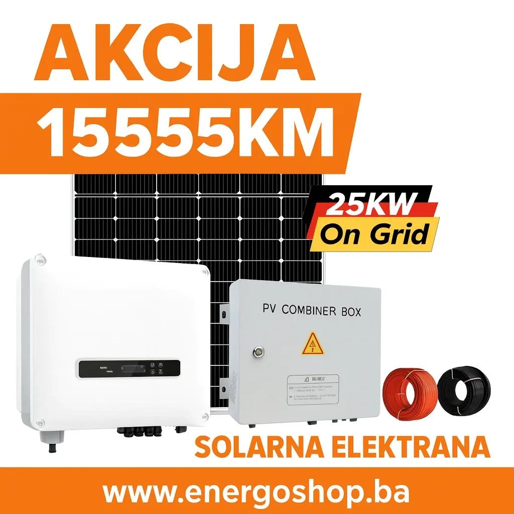 25kW solarne elektrane komplet Solarni paneli — slika 1 od 16