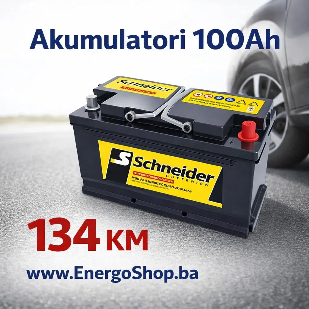 Auto Akumulator 100Ah Schneider akumulatori Baterije — slika 1 od 3