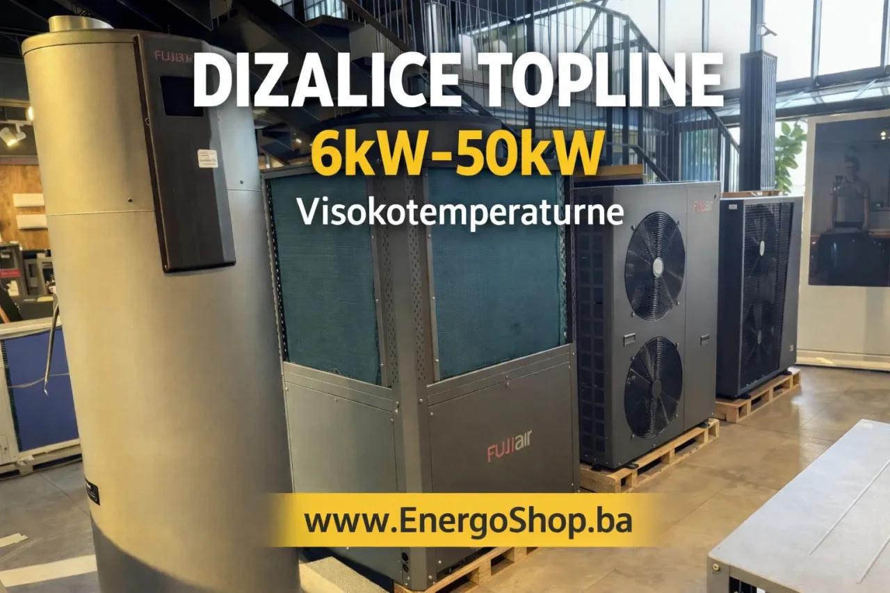 Toplotna Pumpa Fuji Air Dizalica Toplote 9kW-26kW Grijanje — slika 13 od 13