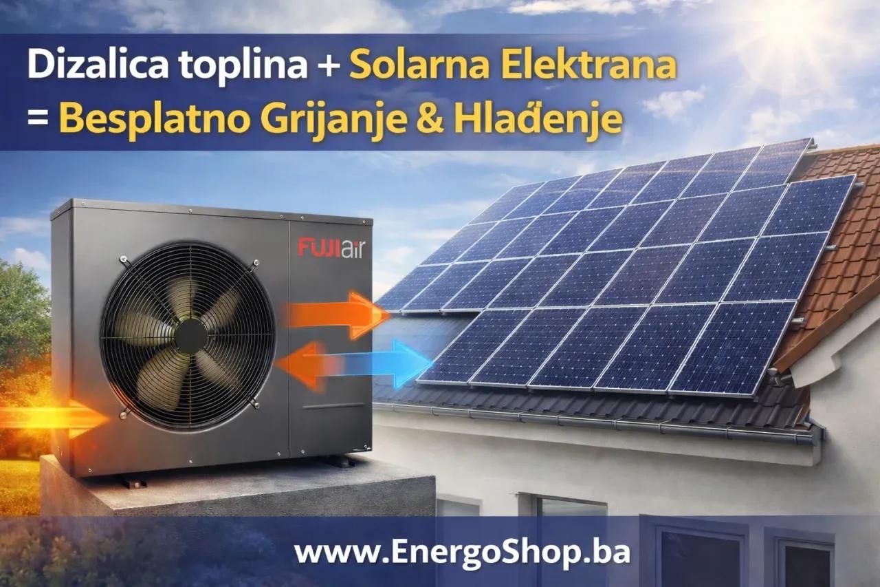 Toplotna Pumpa Fuji Air Dizalica Toplote 9kW-26kW Grijanje — slika 1 od 13