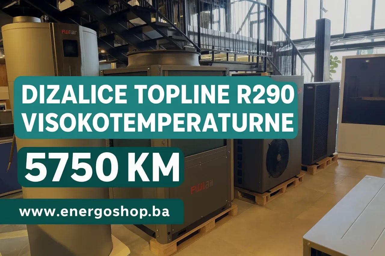 VISOKOTEMPERATURNE Toplotne pumpe 6-50kW Fuji 75C Dizalice — slika 1 od 20