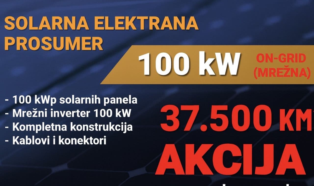 10kW Solarna Elektrana TROFAZNA Solarni Paneli Baterije — slika 3 od 10