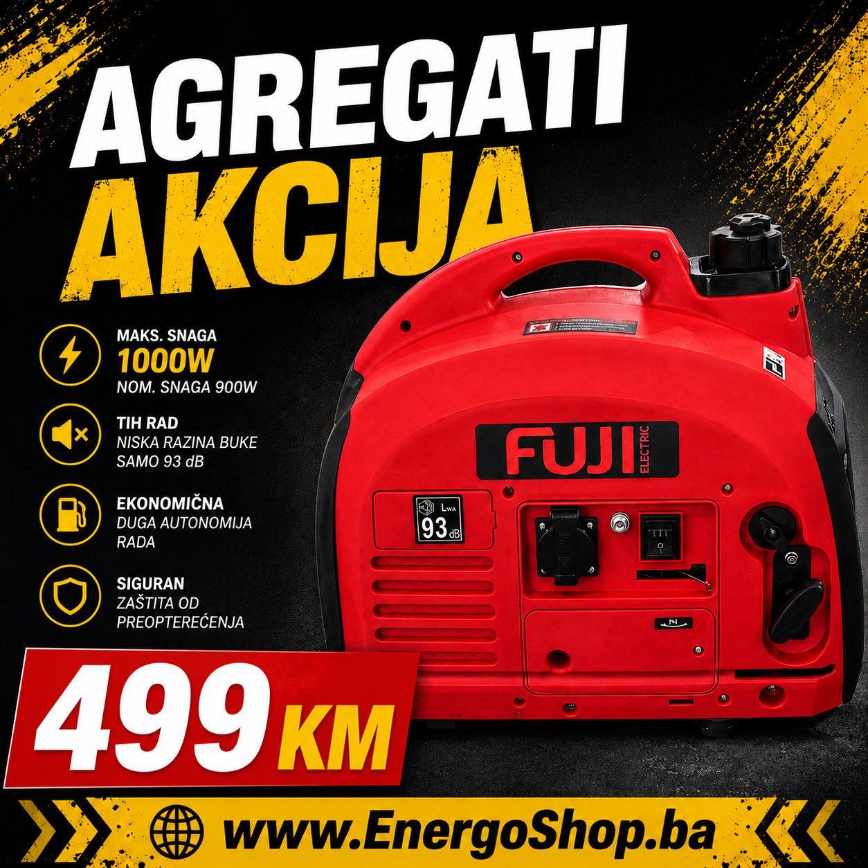 Agregat FUJI Benzin 750W DIZEL Generatori Agregati 1-1500kW — slika 2 od 15