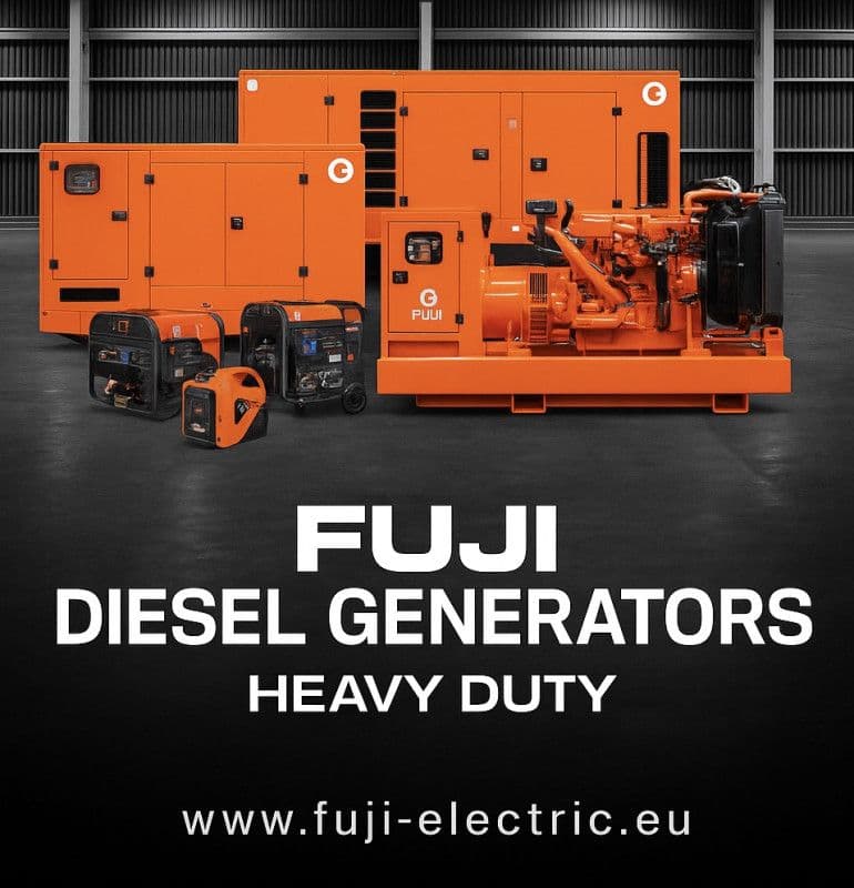Agregat FUJI Benzin 750W DIZEL Generatori Agregati 1-1500kW — slika 12 od 15