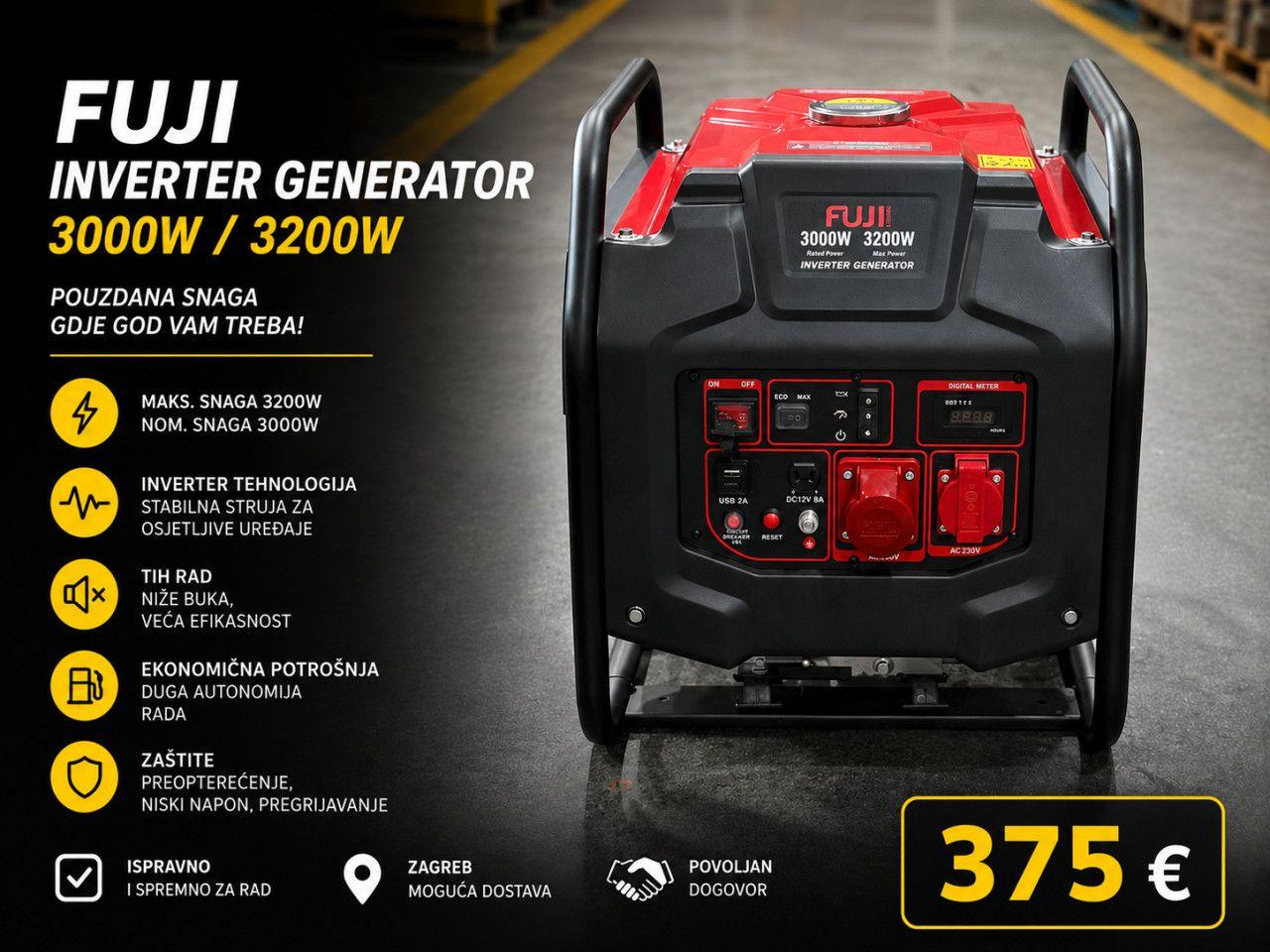 Agregat FUJI Benzin 750W DIZEL Generatori Agregati 1-1500kW — slika 4 od 15