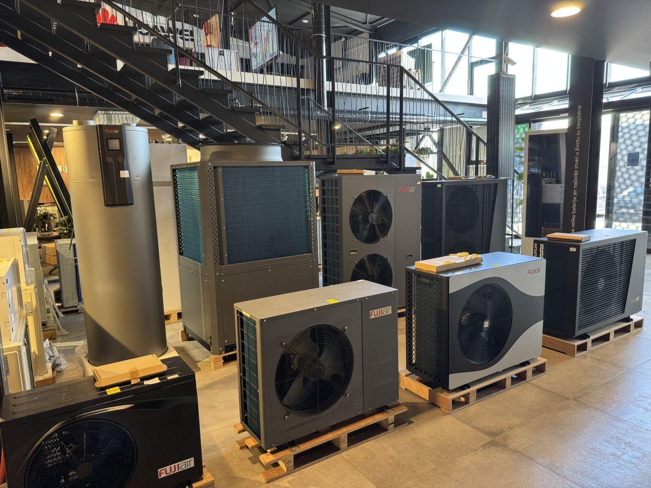 Toplotne pumpe 50kW Fuji R290 Visokotemp.75C Dizalice Topline — slika 6 od 20