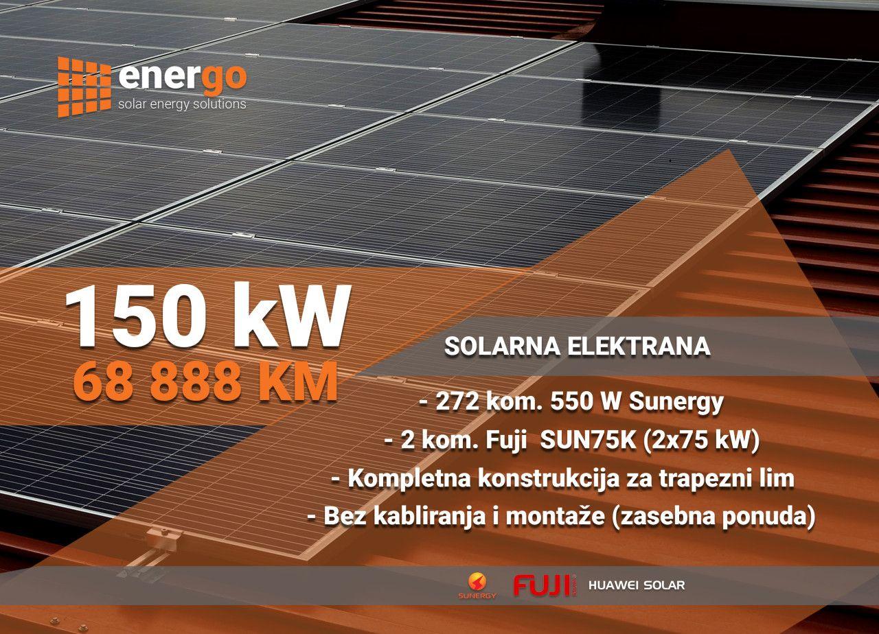 Solarna elektrana 150kW Solarni Paneli Elektrane — slika 1 od 16