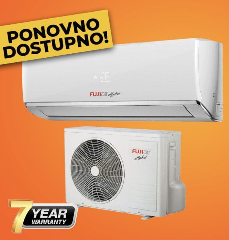 FUJI Klime uređaji Inverter klima uređaj 3,6 kW — slika 2 od 10