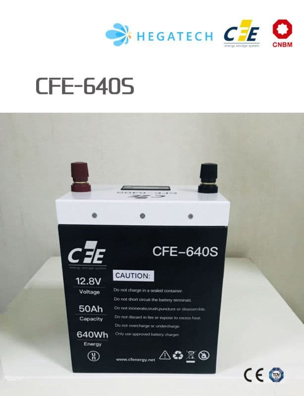 CFE640 LiFePo4 12,8V 50Ah 640Wh — slika 1 od 1