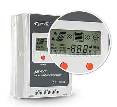 LCD Regulator napona 10-40A Solarni 12/24/48V — slika 14 od 16