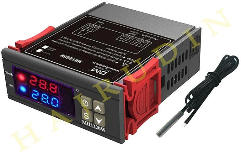 Termostat MH 1220w inkubator pilići jaja temperatura — slika 2 od 2