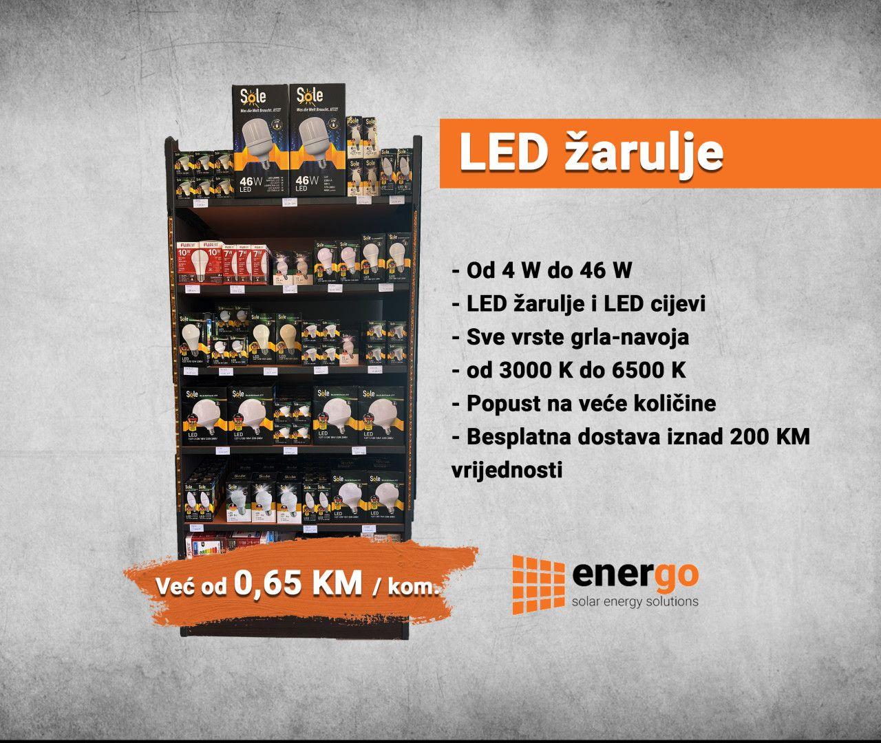 LED žarulje sijalice cijevi rasvjeta ulične lampe — slika 1 od 1