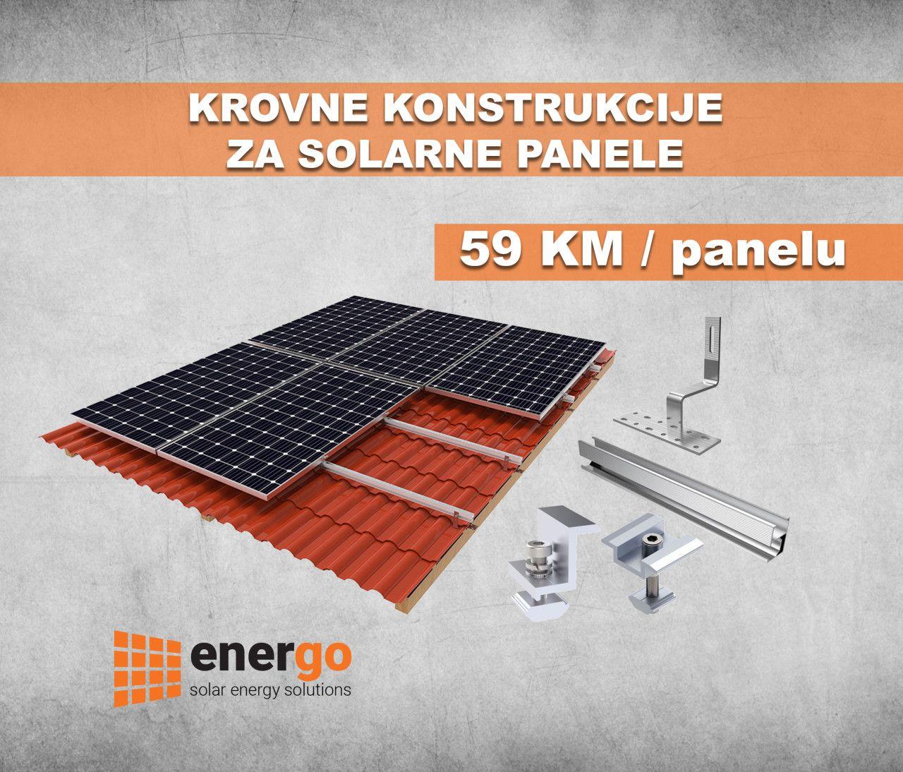 Krovna pod konstrukcija za solarne panel — slika 1 od 1