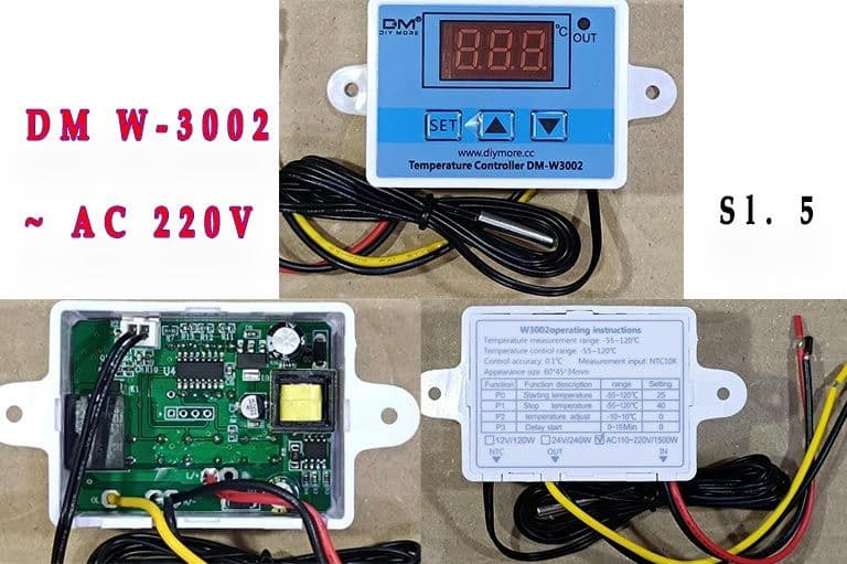 Termostat sa sondom za inkubator DM W-3002 jaja leghorn — slika 2 od 2