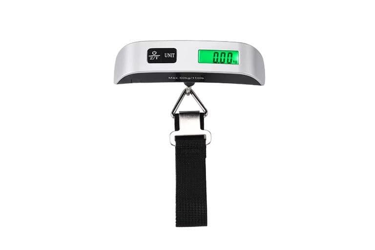 Putna vaga 50kg 10gr digitalni LCD ekran + baterija — slika 2 od 8