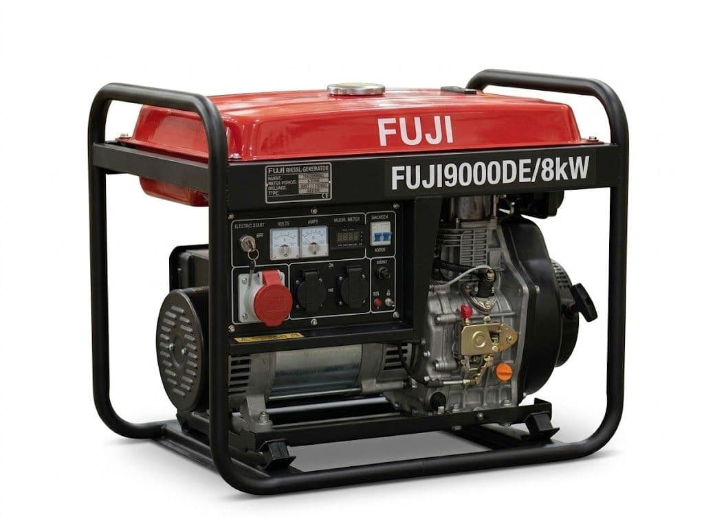 Dizelski agregat FUJI 8kW FUJI9000DE 8kW generator monofazni — slika 1 od 1