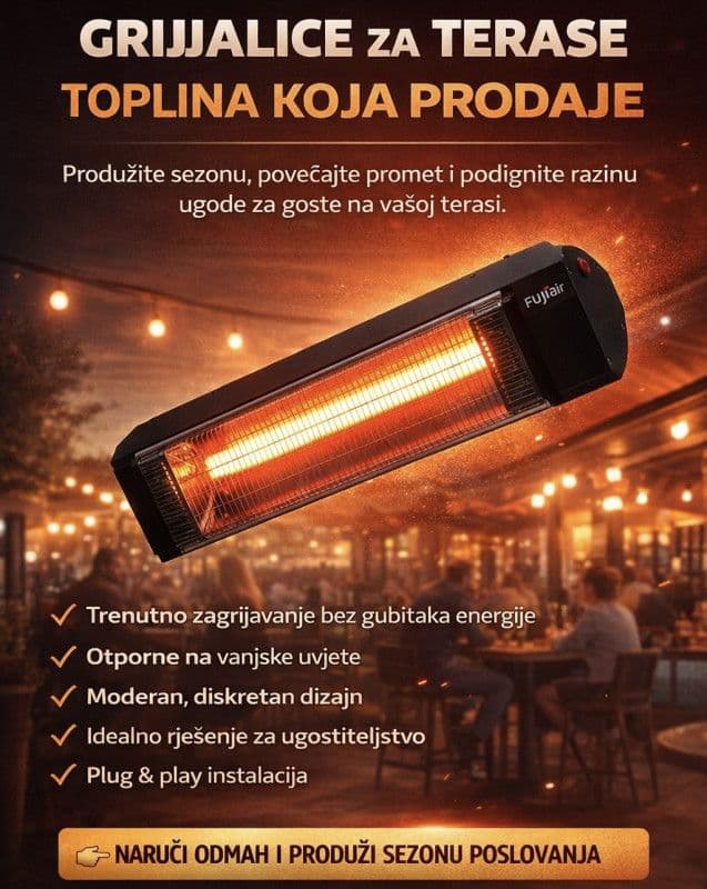 Grijalica infracrvena za terase ugostitelje grijanje — slika 1 od 14