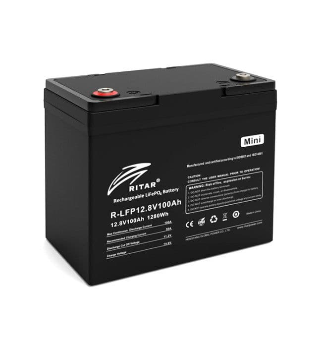 FUJI SOLAR LITIJ-IONSKA BATERIJA LFP 12.8V 100Ah  RITAR — slika 1 od 1
