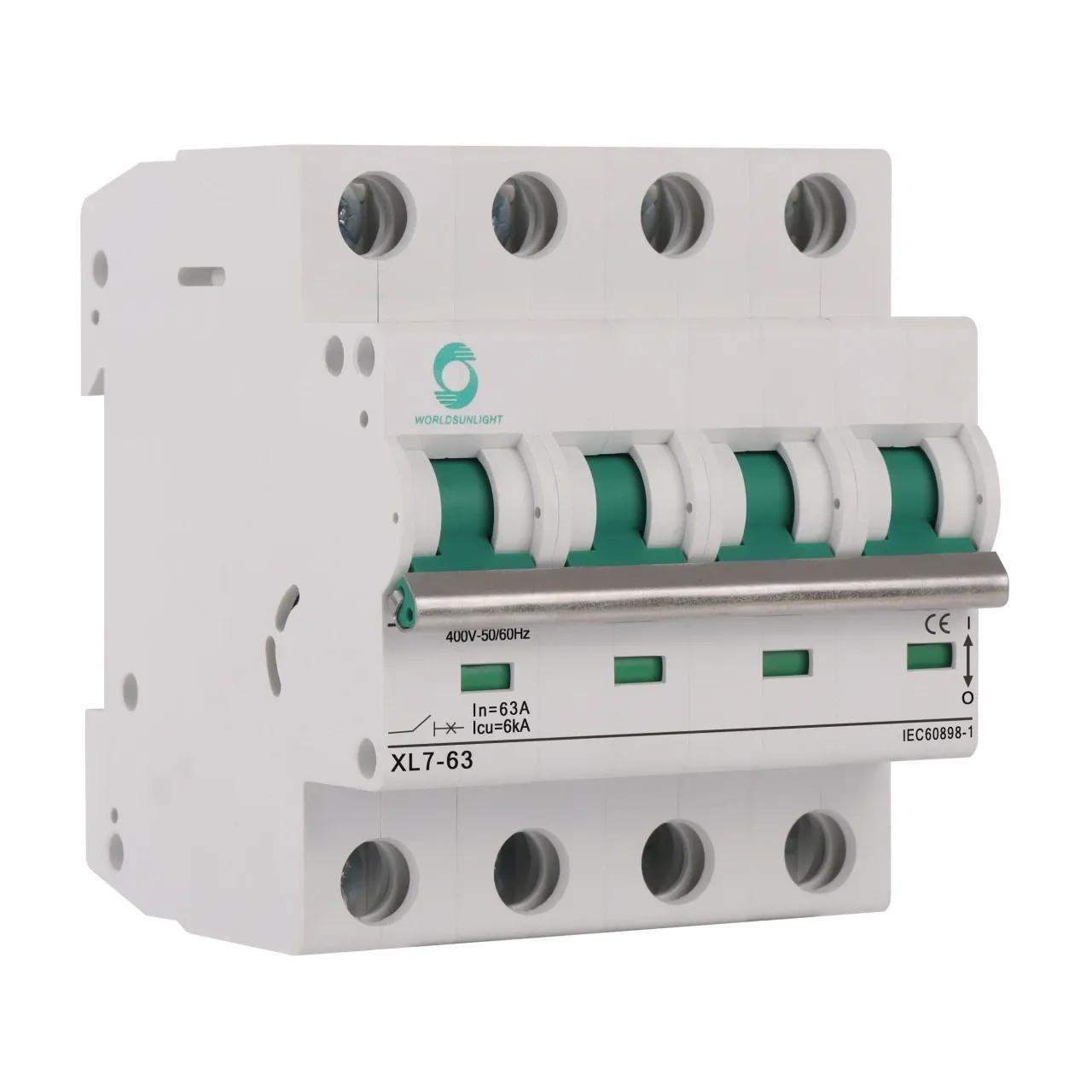 OSIGURAČ-XL7-63 4P 63A-1000 VDC MCB — slika 1 od 1