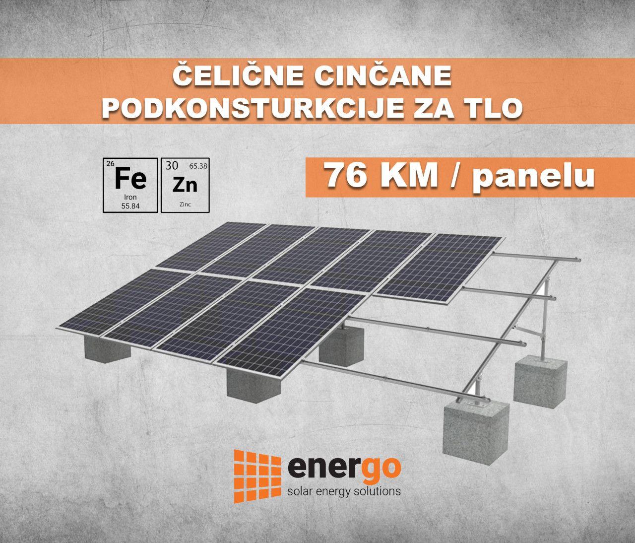 Čelična podkonstrukcija za solarne panele — slika 1 od 1