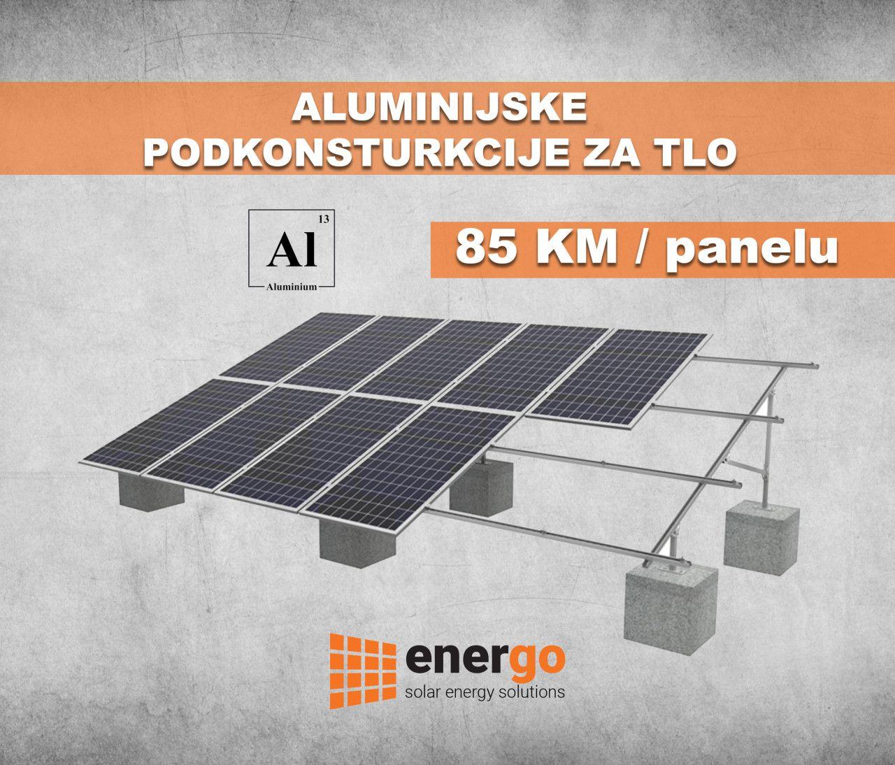 Aluminijska podkonstrukcija za solarne panele — slika 1 od 1