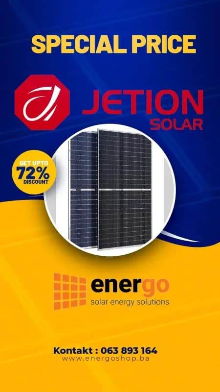 Solarne elektrane Solar za vikendicu Solarni paneli energoshop.ba — slika 1 od 20