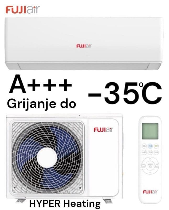 Inverter klima uređaji FujiAir Attakai 5,5 kW A+++, -35C Wifi — slika 9 od 11