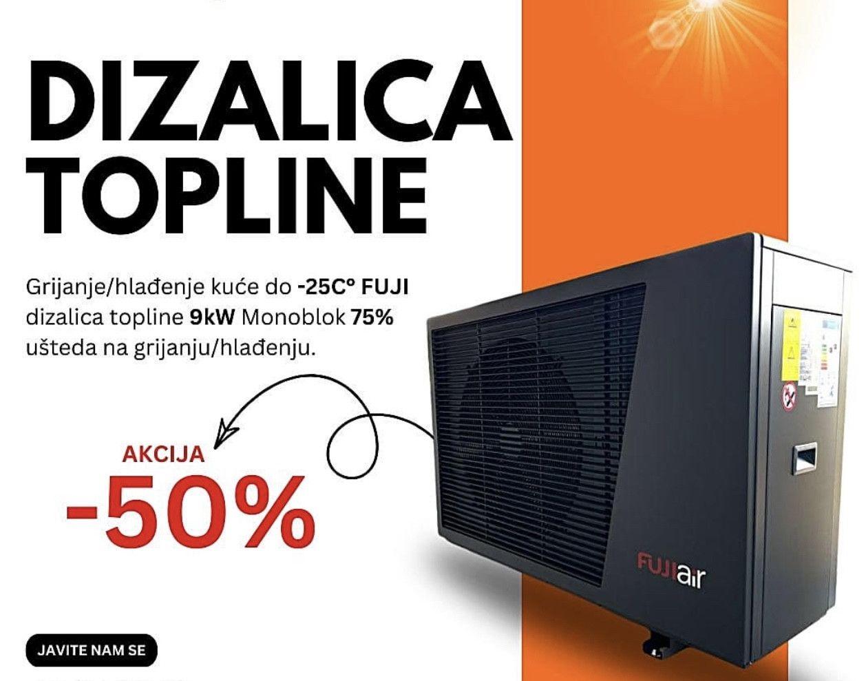 Inverter klima uređaji FujiAir Attakai 5,5 kW A+++, -35C Wifi — slika 11 od 11