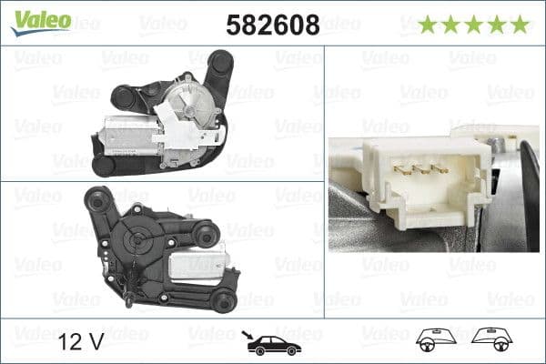 Motor brisaca Peugeot 308 3008 5008 582608 — slika 1 od 1