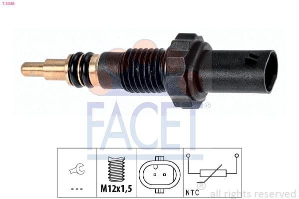 Senzor temperature BMW 1 F20 3 E90 3 F30 5 E60 5 F10 X1 7.3348 — slika 1 od 1