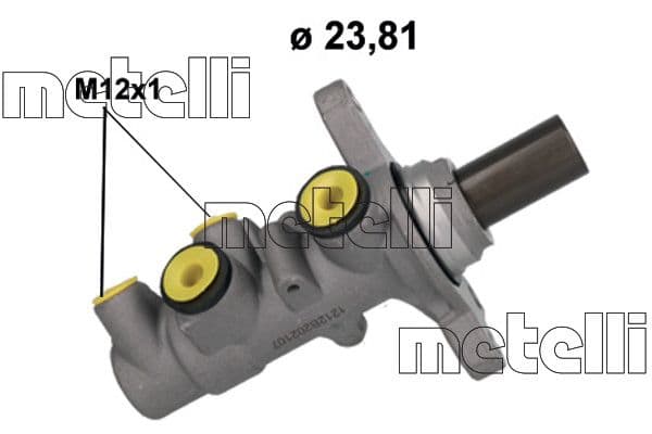 Glavni kocioni cilindar Golf 7 Passat B8 Audi A3 05-1212 — slika 1 od 1