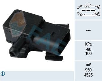Senzor diferencialnog pritiska izduva BMW 1 F20 3 F30 5 F10 16102 — slika 1 od 1