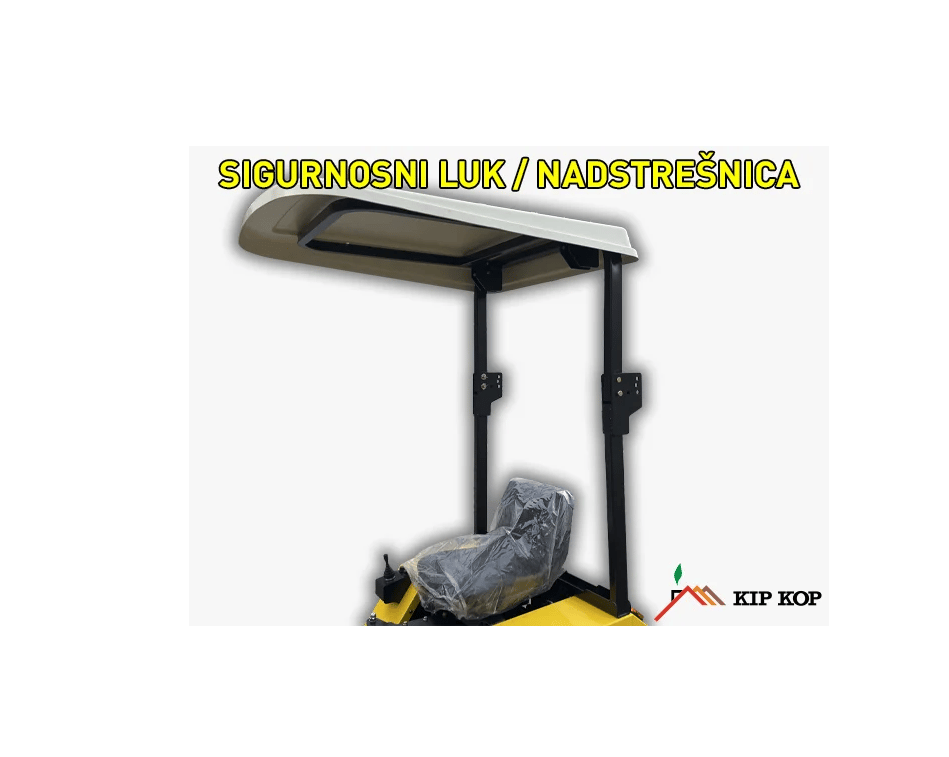 SIGURNOSNI LUK / NADSTREŠNICA ZA MINI TRAKTOR KAMA - PREDNARUDŽBA — slika 1 od 3