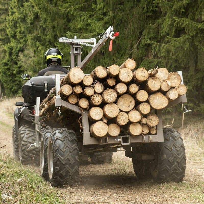 PRIKOLICA SA KRANOM SHARK TRAILER WOOD 1500 ATV QUAD — slika 9 od 9