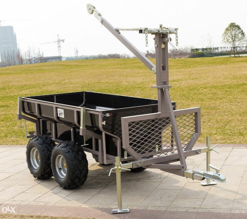 PRIKOLICA SA KRANOM SHARK TRAILER WOOD 1500 ATV QUAD — slika 7 od 9