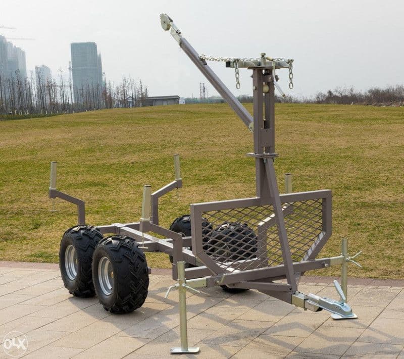 PRIKOLICA SA KRANOM SHARK TRAILER WOOD 1500 ATV QUAD — slika 8 od 9