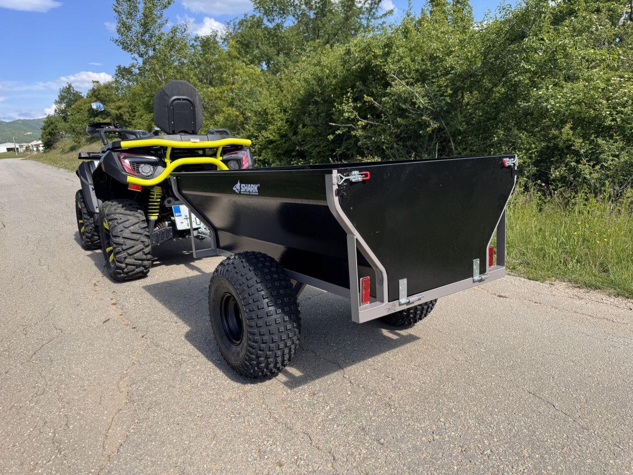 PRIKOLICA ZA QUAD ATV SHARK WOOD 550 (550kg) — slika 1 od 17